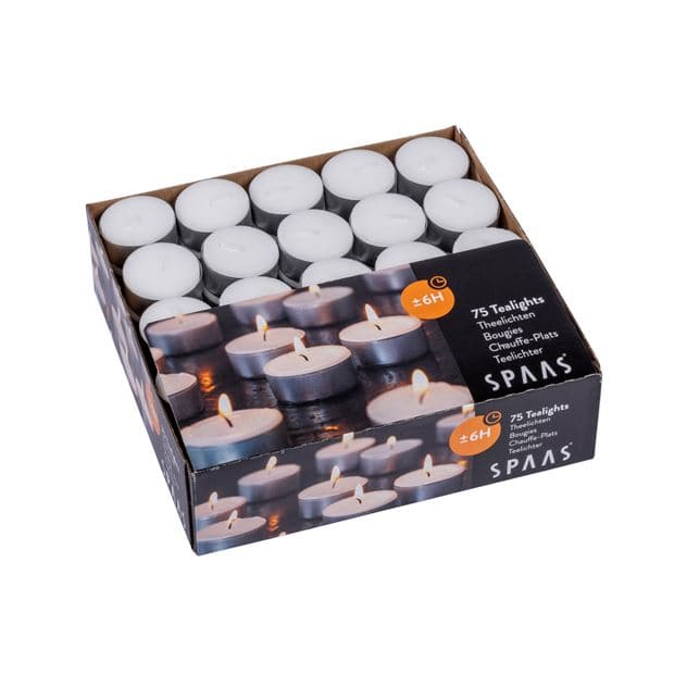 SPAAS Candles set of 75 white