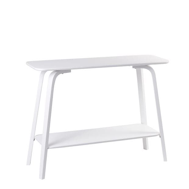 OLI White console table H 75 x W 100 x D 35 cm - best price from Maltashopper.com CS638645