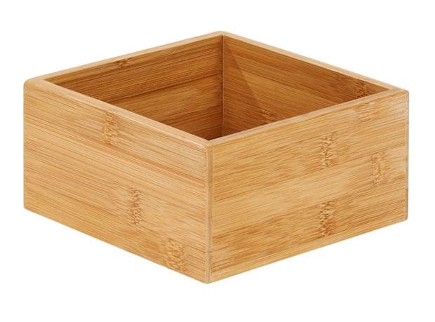 BAMBOO Organizer for natural drawer H 7 x W 15 x D 15 cm - best price from Maltashopper.com CS601006