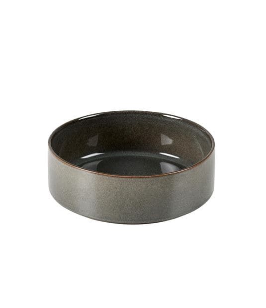 MINERAL GRAPHITE Gray bowl H 5 cm - Ø 20 cm - best price from Maltashopper.com CS667156