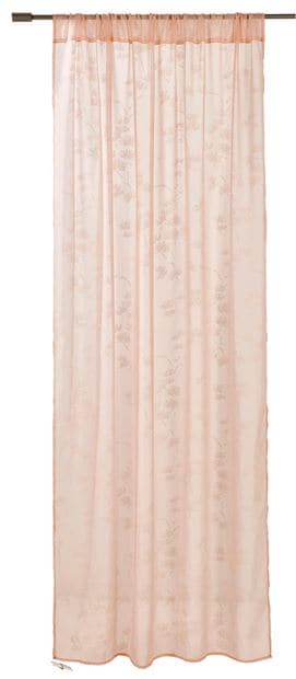 LESLIE Light pink curtain W 140 x L 240 cm - best price from Maltashopper.com CS670705