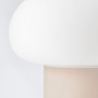 DEJSA Table lamp - beige/white opaline glass 28 cm - best price from Maltashopper.com 90404983