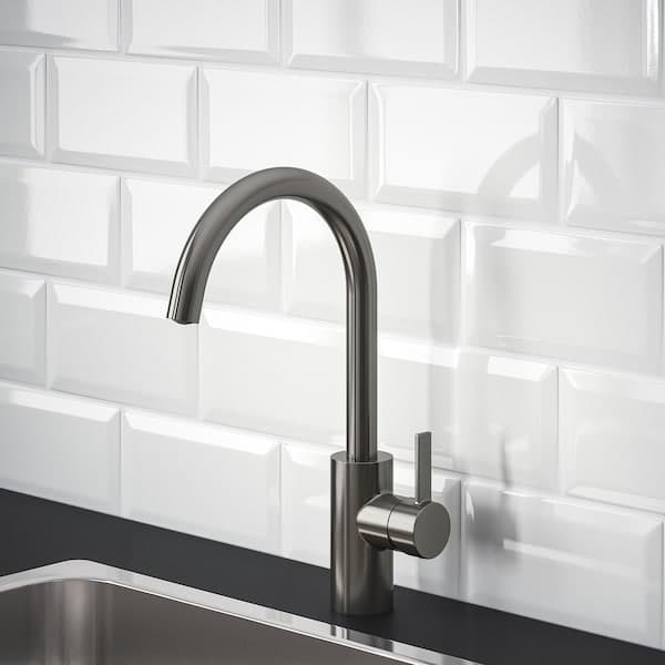 DELSJÖN Mixer - pewter effect - best price from Maltashopper.com 60488781
