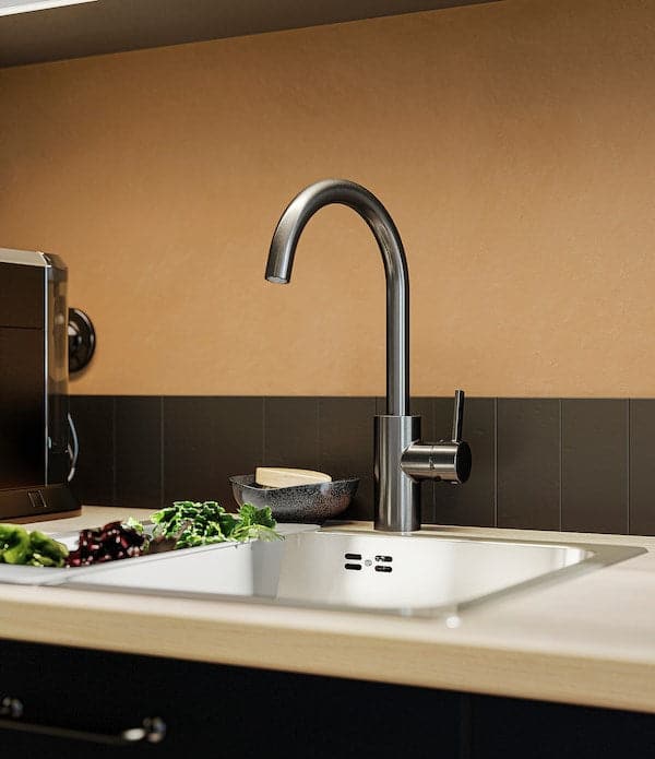 DELSJÖN Mixer - pewter effect - best price from Maltashopper.com 60488781