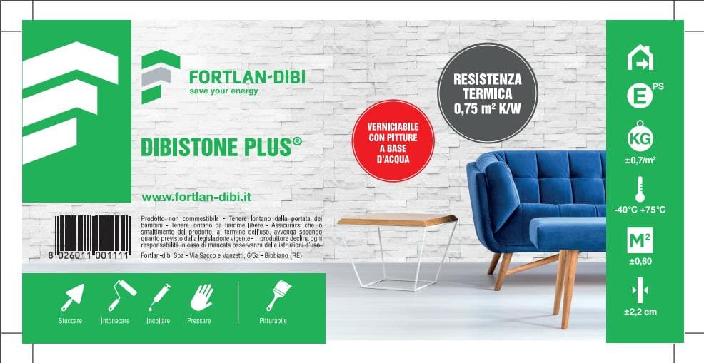 Bricocenter RIV MURAL GREY DIBISTONE PLUS 0.60 M2