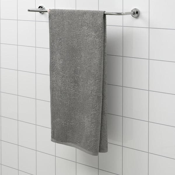 DIMFORSEN - Bath towel, grey, 70x140 cm - best price from Maltashopper.com 20512858