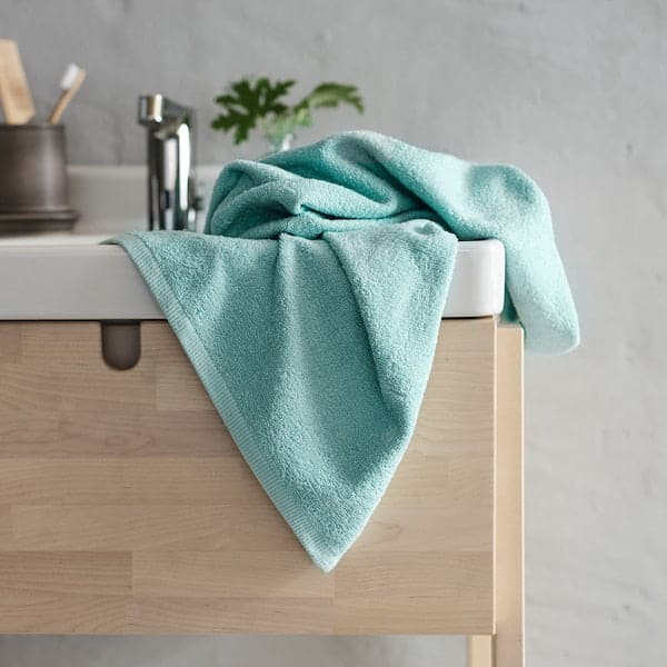 DIMFORSEN - Hand towel, turquoise, 50x100 cm - best price from Maltashopper.com 60512875