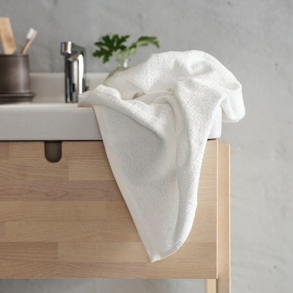 DIMFORSEN - Bath sheet, white, 100x150 cm - best price from Maltashopper.com 90512893