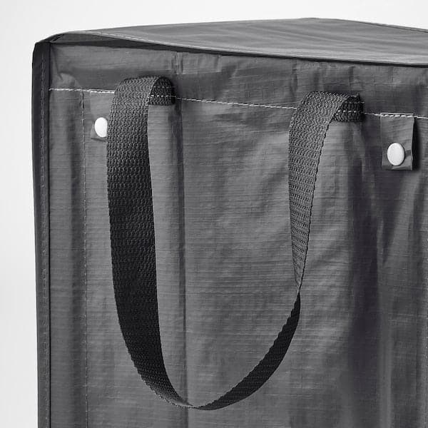 Ikea DIMPA - Waste sorting bag, white/dark grey/light grey, 22x35x45 cm/35 l