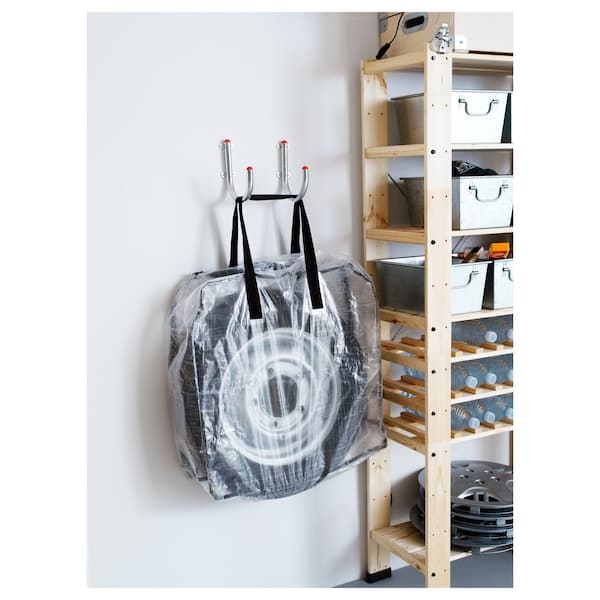 Ikea DIMPA - Storage bag, transparent, 65x22x65 cm