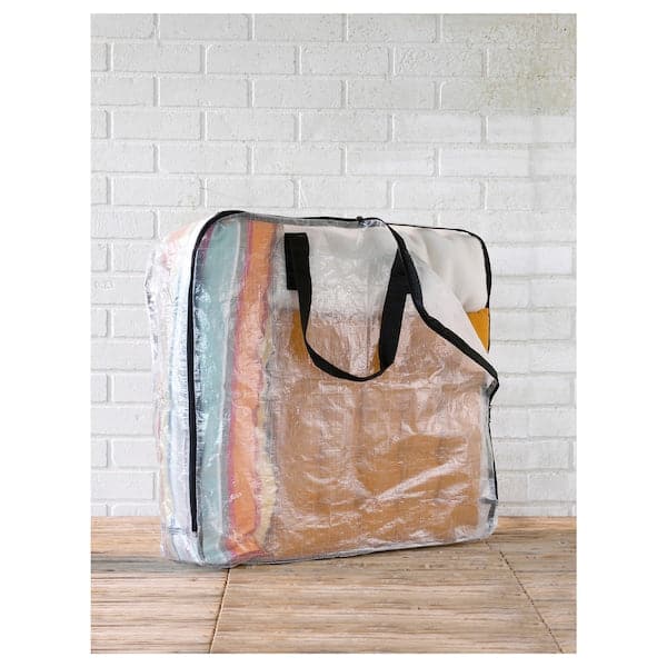 DIMPA - Storage bag, transparent, 65x22x65 cm - best price from Maltashopper.com 10056770