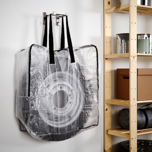 Ikea DIMPA - Storage bag, transparent, 65x22x65 cm