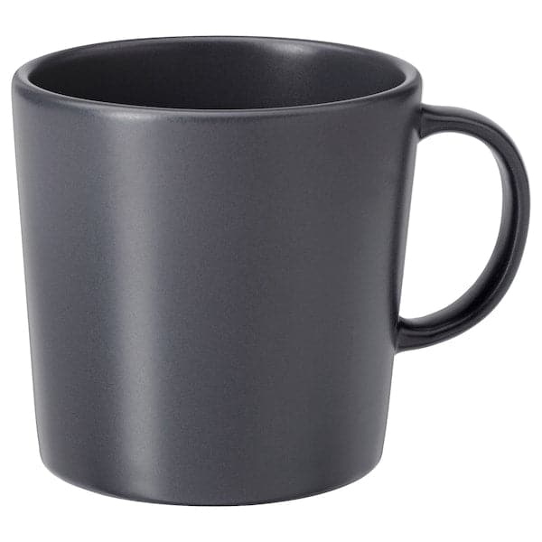 Ikea DINERA - Mug, dark grey, 30 cl