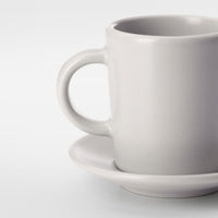 DINERA - Espresso cup and saucer, beige, 9 cl - best price from Maltashopper.com 40350666