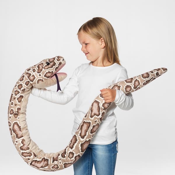 DJUNGELSKOG - Glove puppet, snake/burmese python - best price from Maltashopper.com 40402811