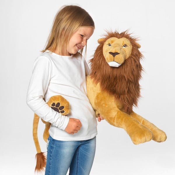 DJUNGELSKOG - Soft toy, lion