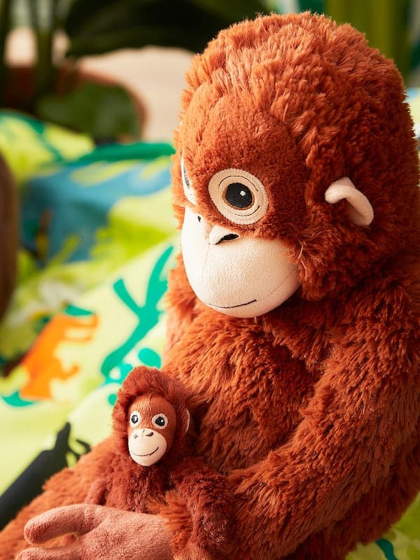 DJUNGELSKOG - Soft toy, orangutan - best price from Maltashopper.com 00402808