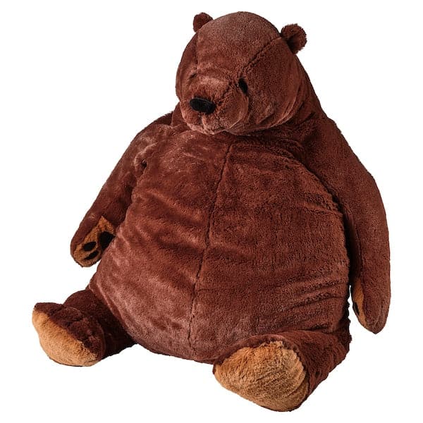 DJUNGELSKOG - Soft toy, brown bear - best price from Maltashopper.com 00402813