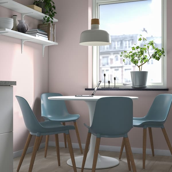 Ikea DOCKSTA / GRÖNSTA - Table and 4 chairs, 103 cm