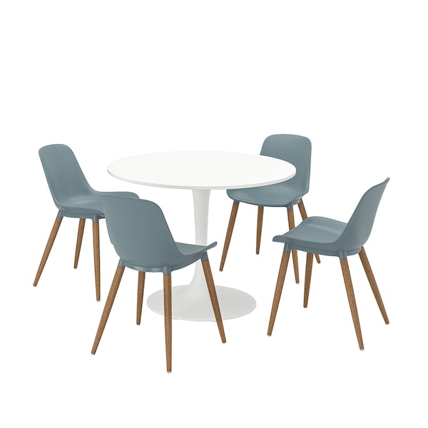 DOCKSTA / GRÖNSTA - Table and 4 chairs, 103 cm - best price from Maltashopper.com 59548842