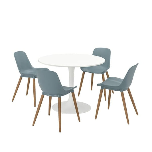Ikea DOCKSTA / GRÖNSTA - Table and 4 chairs, 103 cm