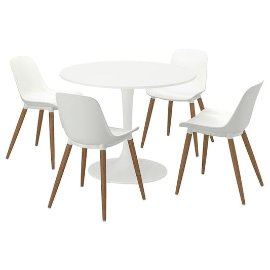 Ikea DOCKSTA / GRÖNSTA - Table and 4 chairs, 103 cm