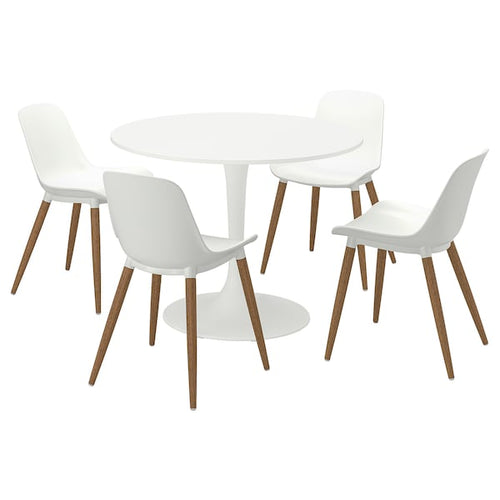 DOCKSTA / GRÖNSTA - Table and 4 chairs, 103 cm