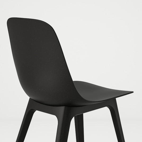 DOCKSTA / ODGER - Table and 4 chairs, white white/anthracite, 103 cm - best price from Maltashopper.com 89483486