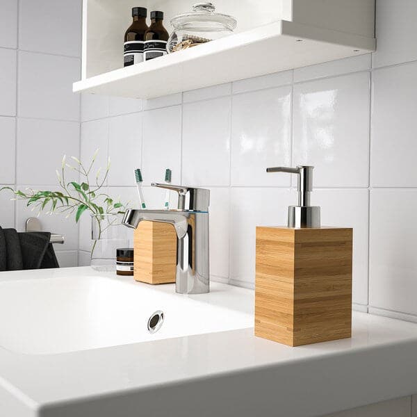 DRAGAN - Soap dispenser, bamboo - best price from Maltashopper.com 90271493
