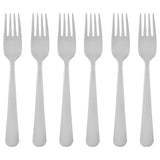 DRAGON salad/dessert fork, stainless steel, 16 cm, 6 pack