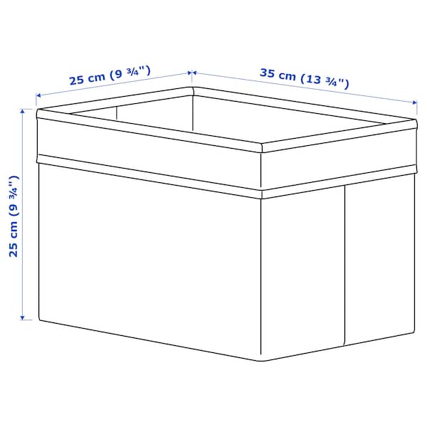 DRÖNA Container - white 25x35x25 cm , 25x35x25 cm - best price from Maltashopper.com 50467067