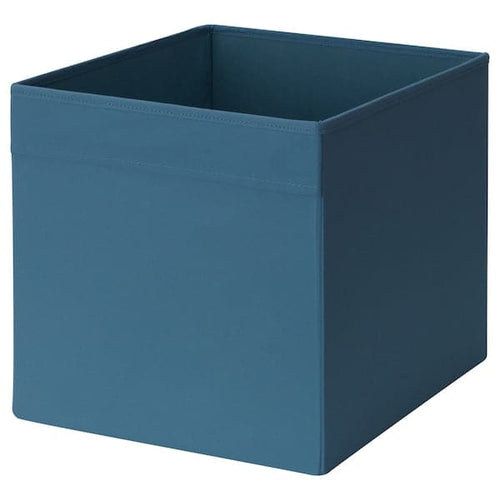 DRÖNA - Box, dark blue, 33x38x33 cm