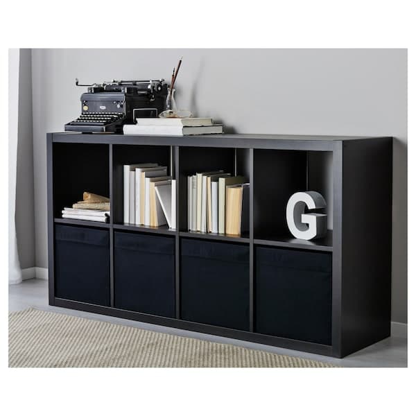 DRÖNA - Box, black, 33x38x33 cm - best price from Maltashopper.com 30219281