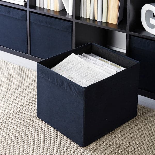DRÖNA - Box, black, 33x38x33 cm - best price from Maltashopper.com 30219281