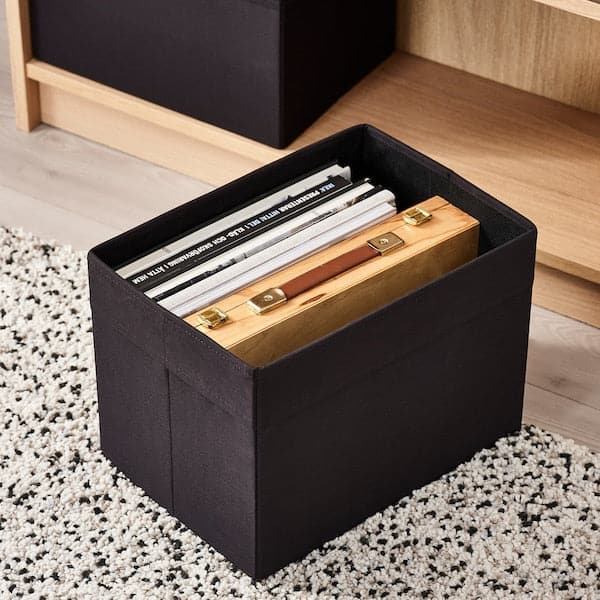 DRÖNA Container - black 25x35x25 cm - Premium Household Storage Containers from Ikea - Just €5.99! Shop now at Maltashopper.com