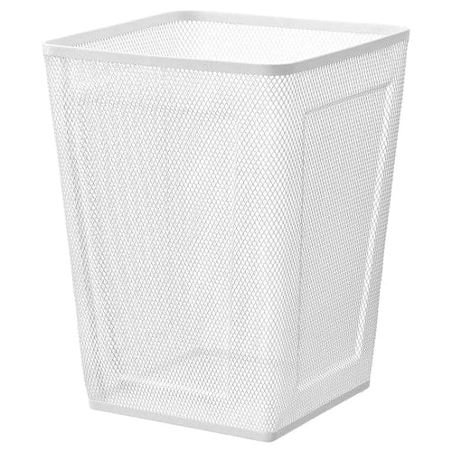 DRÖNJÖNS wastepaper basket, white, 26x35x26 cm
