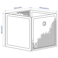 DRÖNJÖNS - Storage box, white, 33x37x33 cm - best price from Maltashopper.com 70515500
