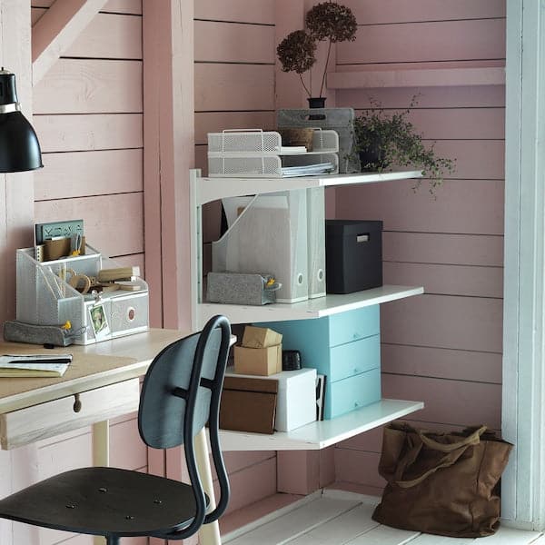 DRÖNJÖNS - Desk organiser, white, 25x20 cm - best price from Maltashopper.com 00428827