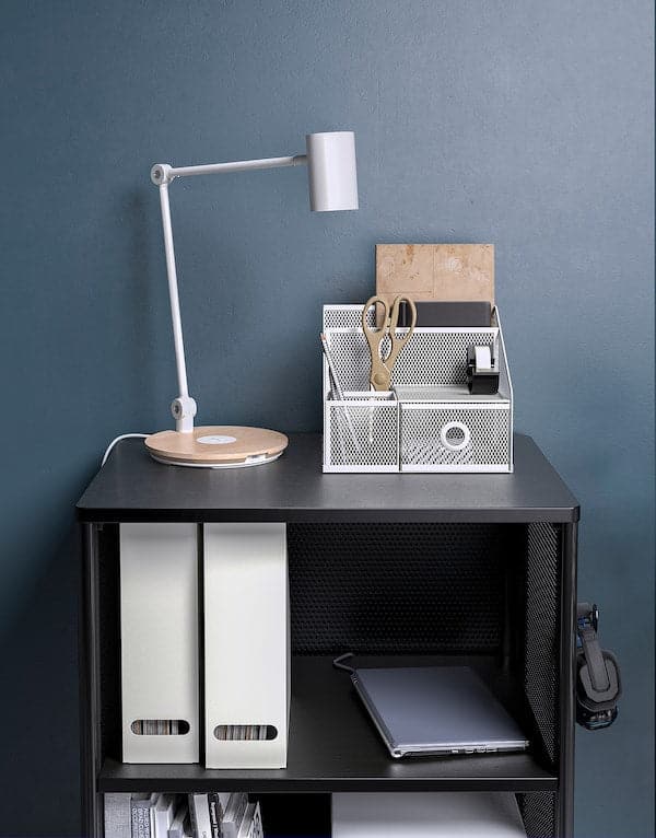 Ikea DRÖNJÖNS - Desk organiser, white, 25x20 cm