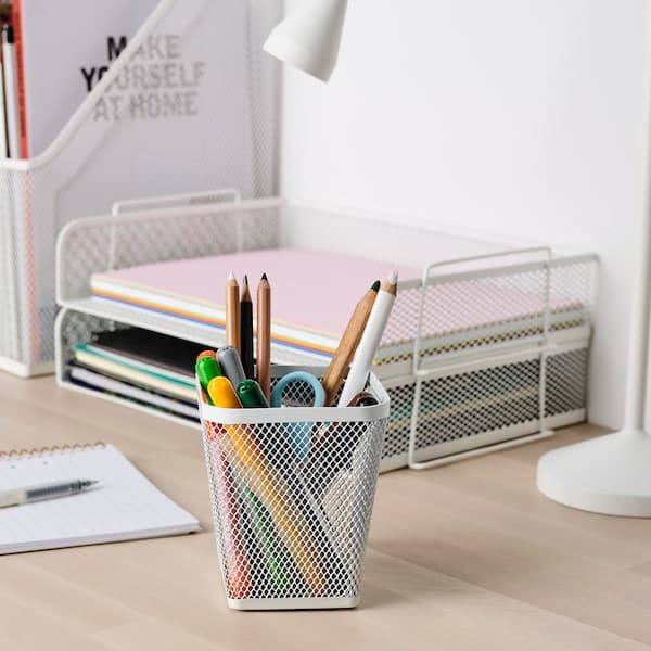 DRÖNJÖNS - Pen cup, white - best price from Maltashopper.com 00494879