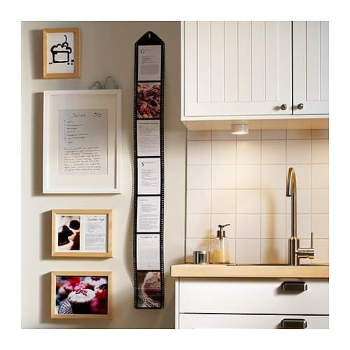 Ikea DROPS Frame for 7 photographs - black ,
