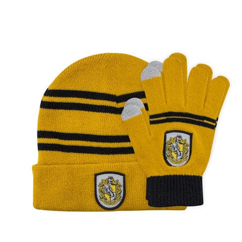 Toys Harry Potter - Kids Tactile Gloves and Hufflepuff Cap Set