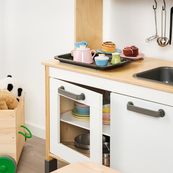 DUKTIG - 3-piece tea playset, mixed colours - best price from Maltashopper.com 20499989