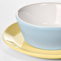 DUKTIG - 8-piece plate/bowl playset, mixed colours - best price from Maltashopper.com 60490251