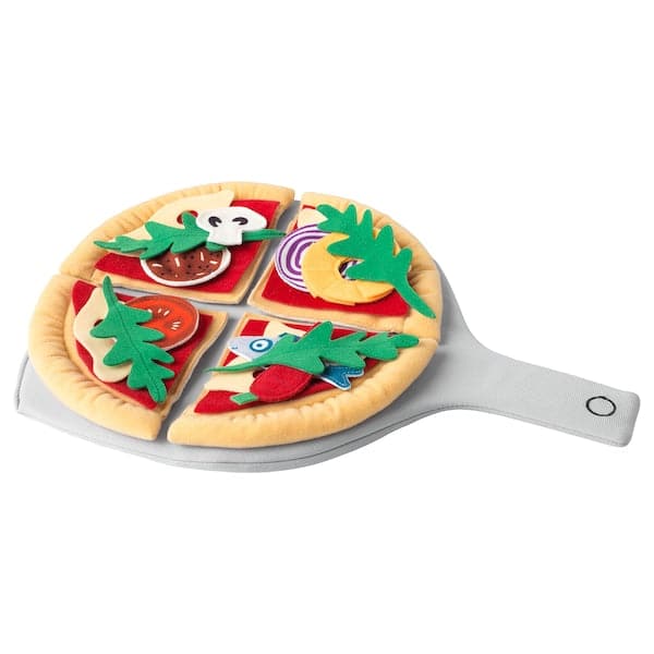 DUKTIG - 24-piece pizza set, pizza/multicolour - best price from Maltashopper.com 10423594