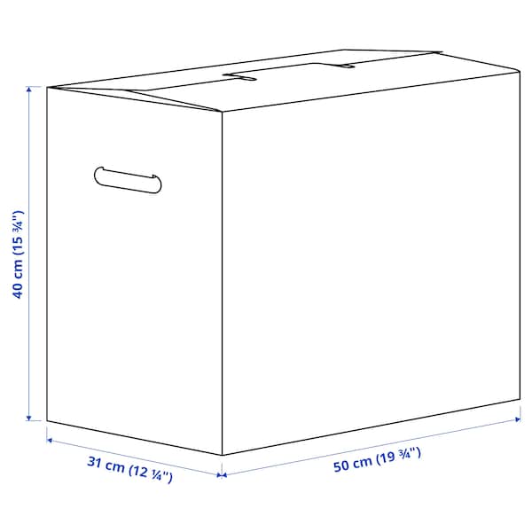 DUNDERGUBBE - Moving box, brown, 50x31x40 cm - best price from Maltashopper.com 10477049