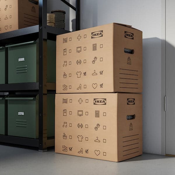 DUNDERGUBBE - Moving box, brown, 50x31x40 cm - best price from Maltashopper.com 10477049