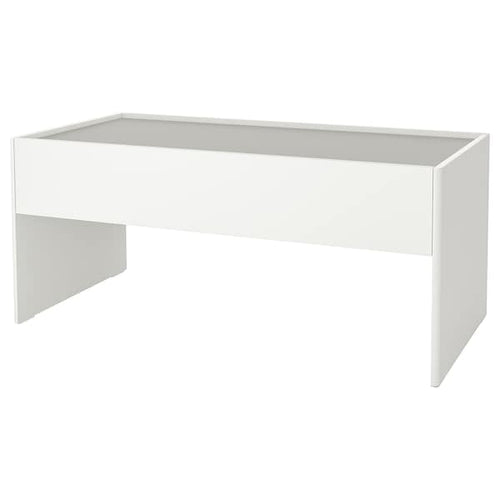 DUNDRA - Activity table with storage, white/grey