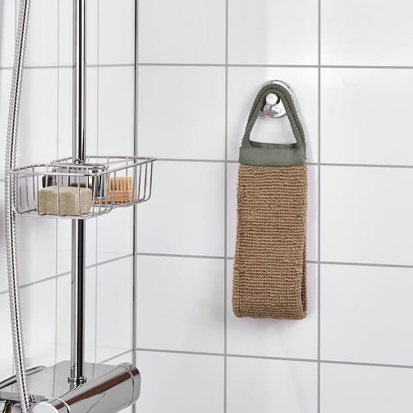 Ikea DVÄRGHYACINT - Scrub belt, natural colour/grey-green