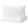 DVALA - DVALA Duvet cover and pillowcase, white, 150x200/50x80 cm